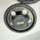 3 - Jeep Cherokee XJ Wrangler YJ 84-01 Factory Black Center Cap Wheel Hub 5 Bolt