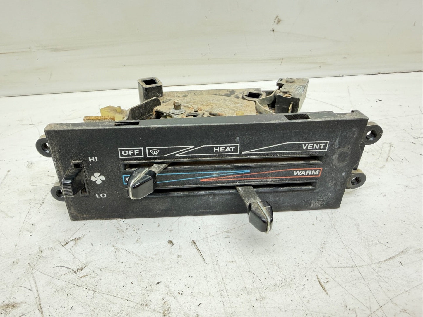 87-95 Jeep Wrangler YJ HEAT Panel Temp Climate Control Unit Heater HVAC Switch