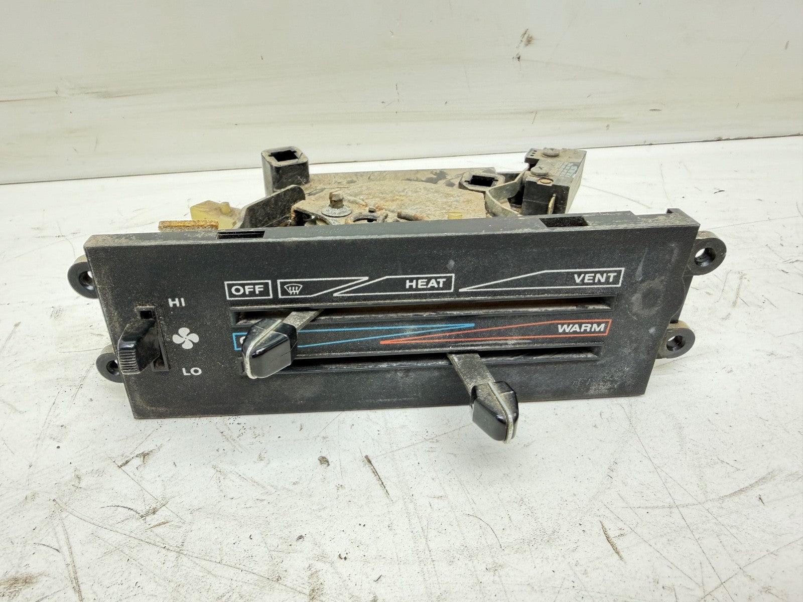 87-95 Jeep Wrangler YJ HEAT Panel Temp Climate Control Unit Heater HVAC Switch