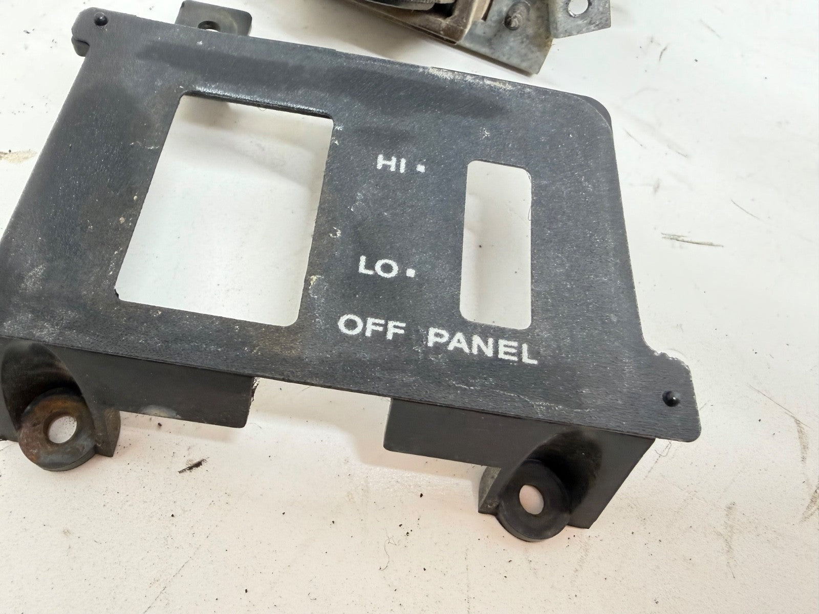 87-95 Jeep Wrangler YJ Headlight Dimmer Switch Trim Bezel Dash Head Light Panel