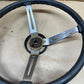 76-86 Jeep CJ Steering Wheel CJ5 CJ7 CJ8 BLACK 4.25" OEM Factory 3 Spoke 5 7 8