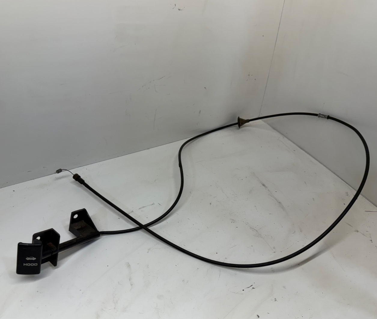 Jeep Cherokee XJ 87-96 Hood Release Cable Pull Mechanism Kick Panel OEM Factory