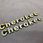 84-01 Jeep Cherokee XJ Fender Emblem Logo Name Plate Emblem Set GOLD LIMITED (2)