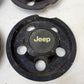Jeep Cherokee XJ Wrangler YJ 84-01 Factory Black Center Cap Wheel Hub 5 Bolt