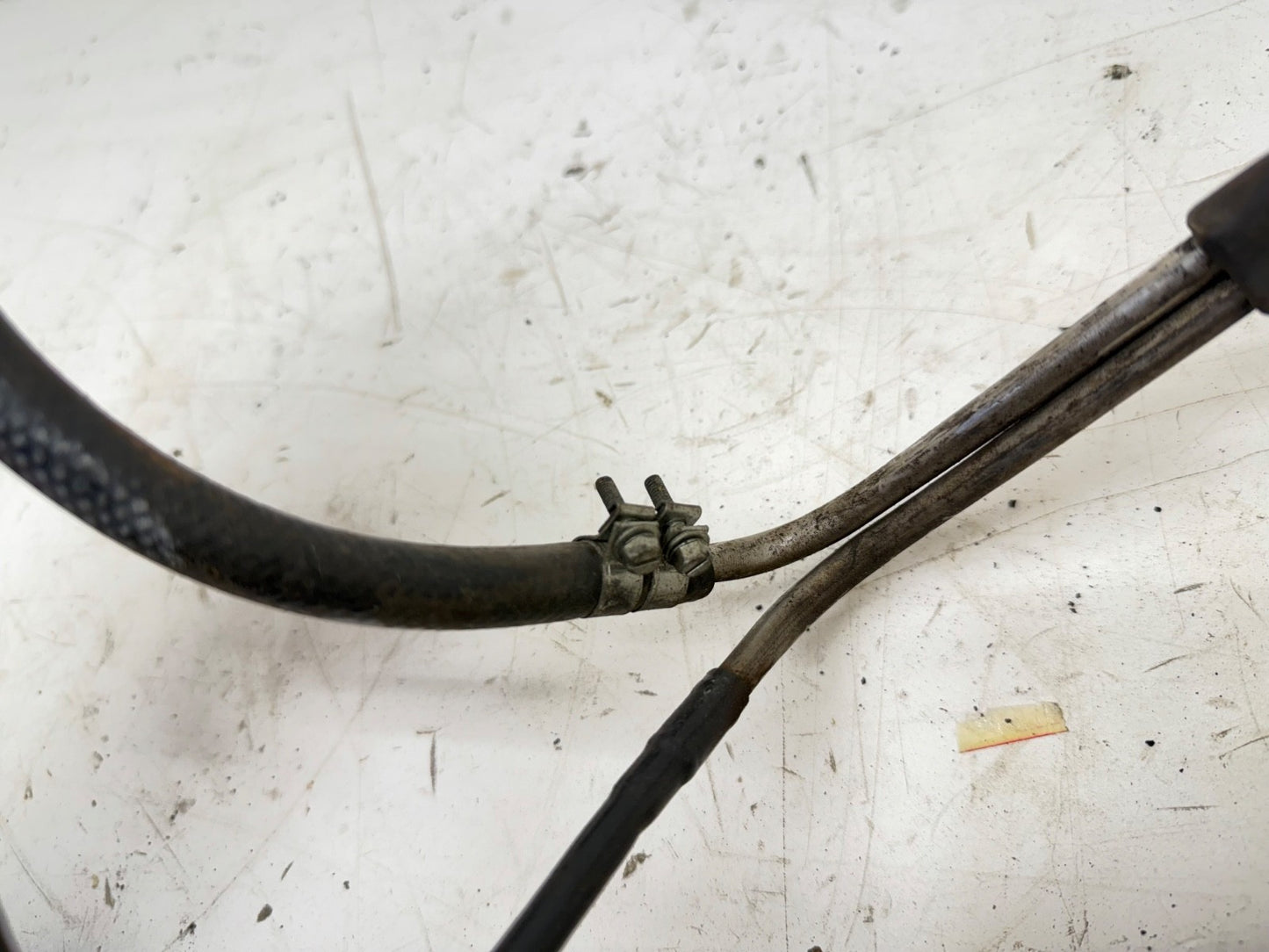 Jeep Wrangler YJ 91-95 2.5 Stainless Steel Fuel Line Engine Rail Frame Gas Hose