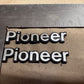 84-96 Jeep Cherokee XJ "Pioneer" Emblem Badge OEM Factory Fender Name Plate