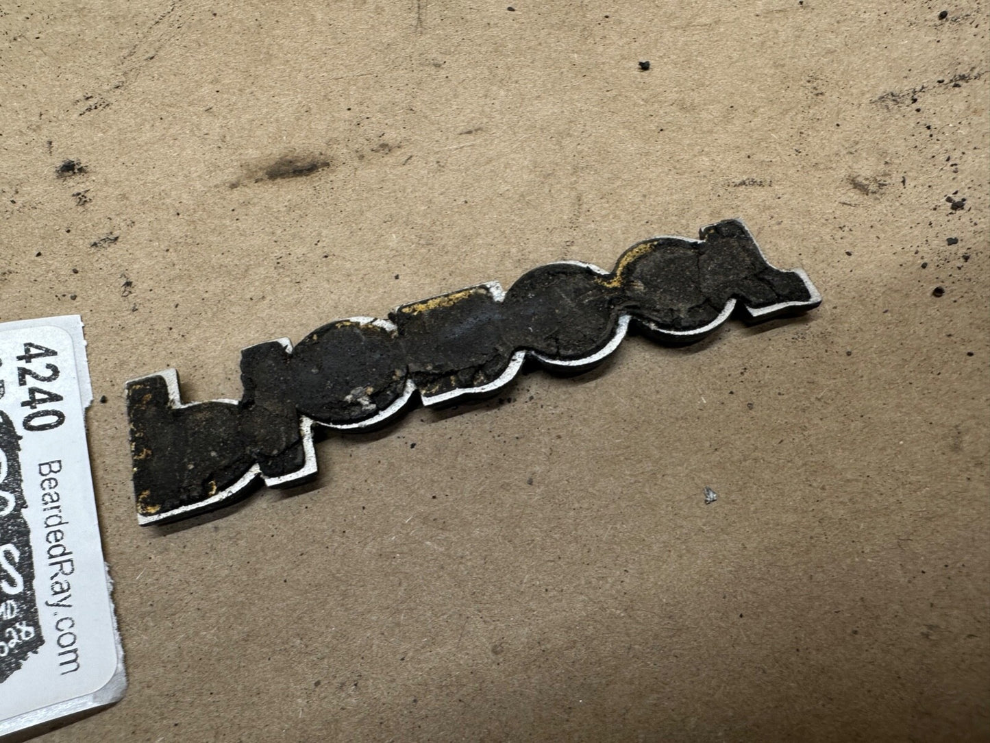 84-96 Jeep Cherokee XJ "Pioneer" Emblem Badge OEM Factory Fender Name Plate