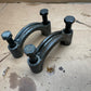 AMC MODEL 20 DIFFERENTIAL CARRIER BEARING RETAINER CAPS PAIR WITH BOLT Diff CJ