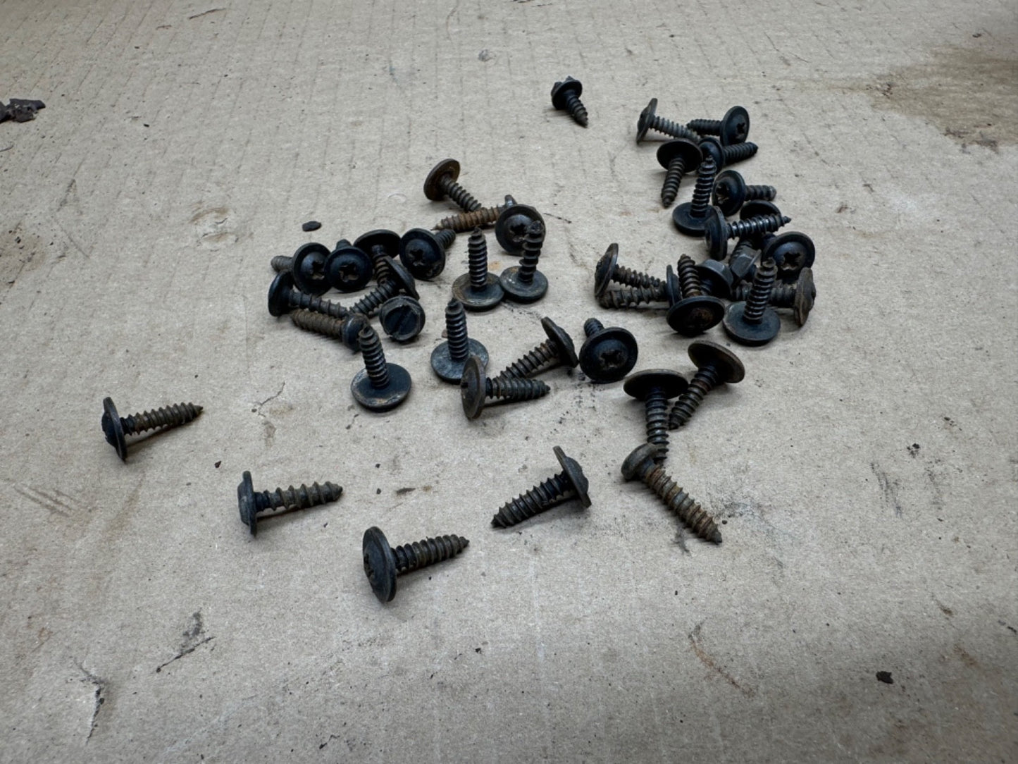 Jeep Wrangler YJ SCREWS Dash 87-95 Set Small Head Trim Bezel Phillips OEM Screw