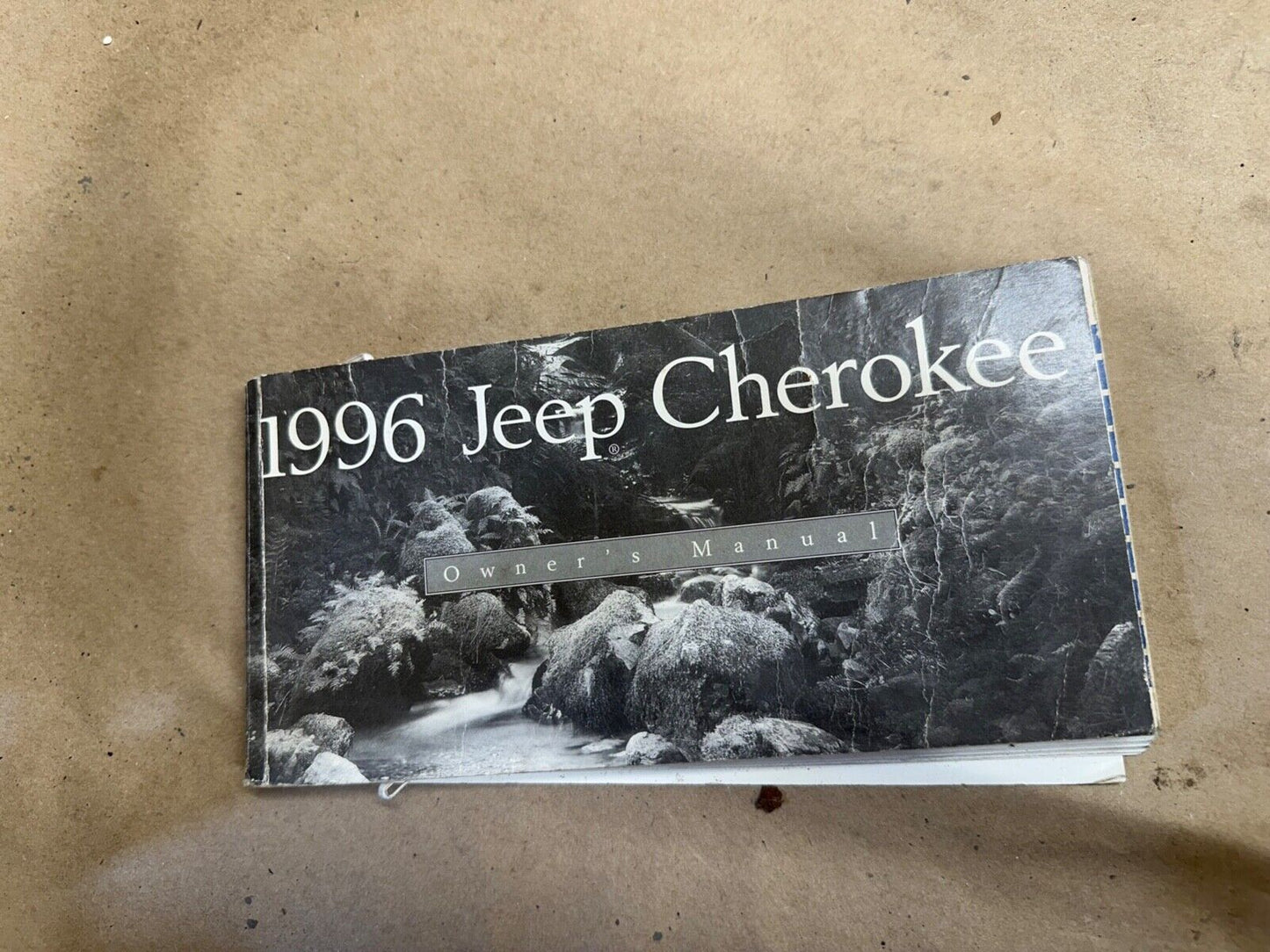 1996 Jeep Cherokee XJ Owner's Manual User Guide Reference Owners Book OEM 96