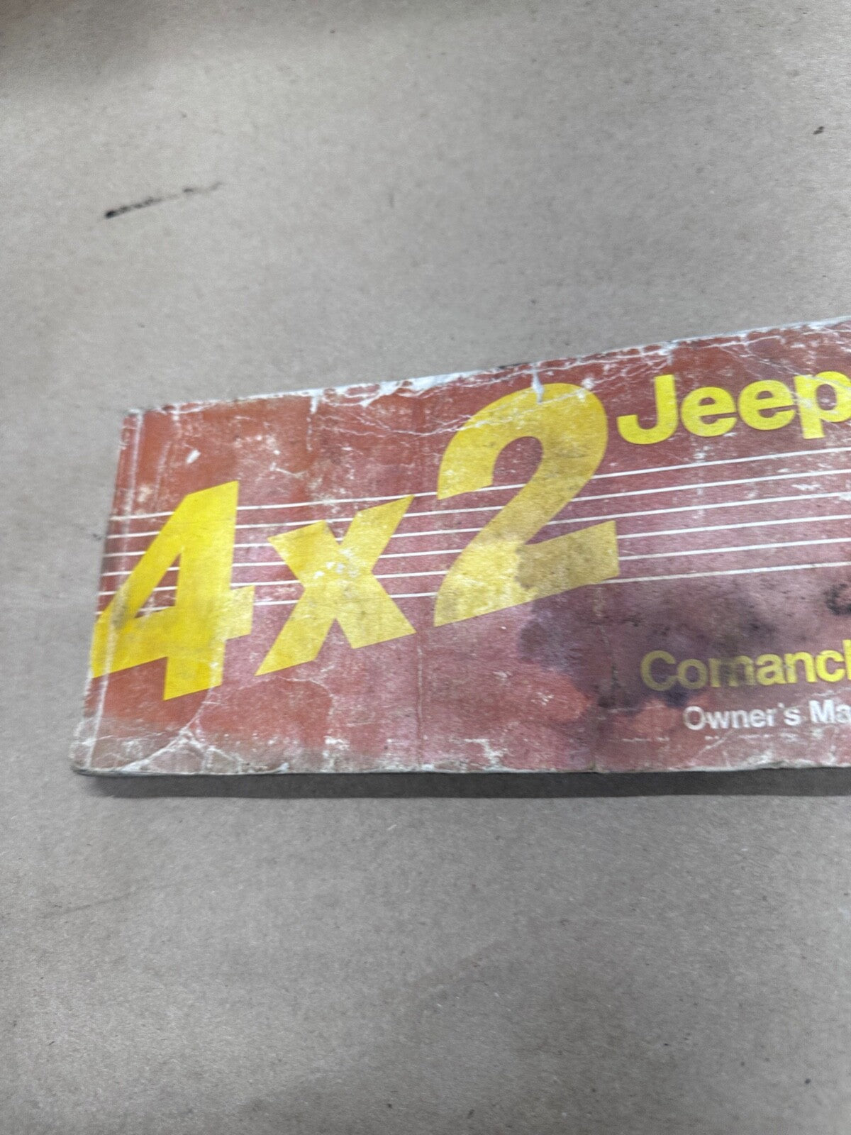 86 1986 Jeep Comanche MJ 4x2 Owners Manual Book User Guide Owner OEM Factory