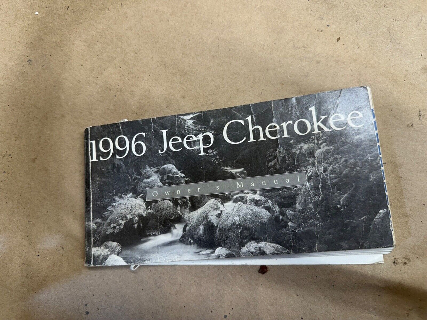 1996 Jeep Cherokee XJ Owner's Manual User Guide Reference Owners Book OEM 96