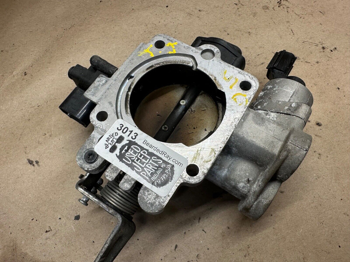 05-06 Jeep Wrangler TJ LJ Throttle Body Valve Assembly 4.0L 4.0 L OEM Factory