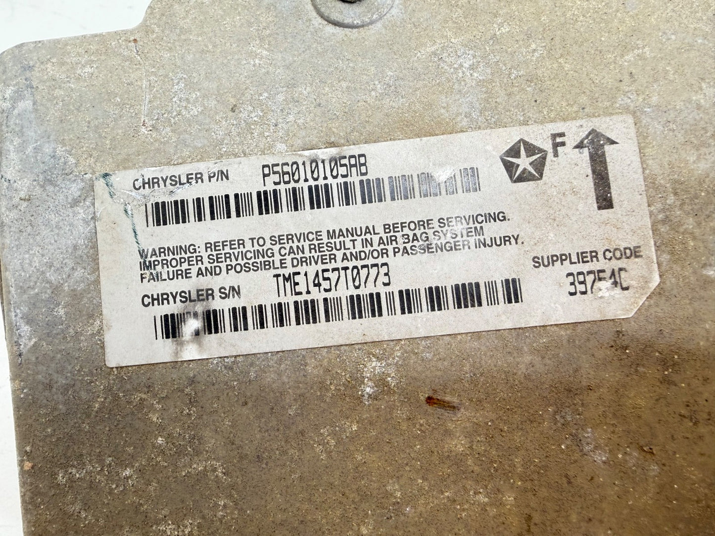 Jeep Wrangler TJ Dash Air Control Module Unit AD P56010105AB 97 98 99 00
