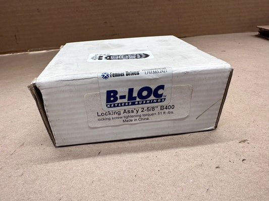 B402210 FENNER DRIVES B-Loc 2 5/8" Keyless Bushing  B400