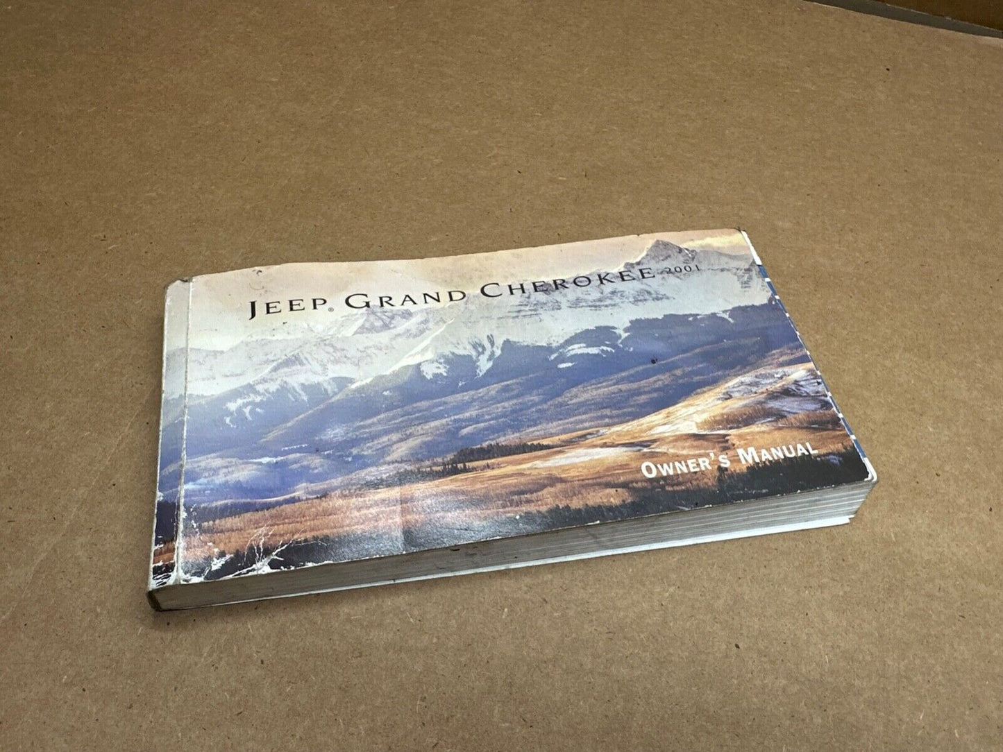 2001 Jeep Grand Cherokee WJ Owners Manual User Guide Reference Operator Book 01