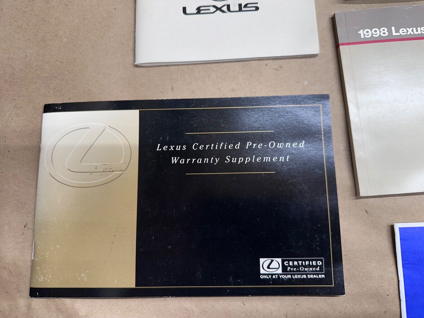 98 1998 Lexus LX 470 LX470 Owners Manual Pamphlet Book Pouch Operator OEM OE