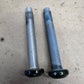 87-95 Jeep Wrangler YJ Roll Bar Extension Brackets Bolts Pair Front ROLLBAR OEM