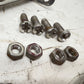 87-95 Jeep YJ Wrangler Chrome Hood Catch Latch Kit Aftermarket Stainless Steel