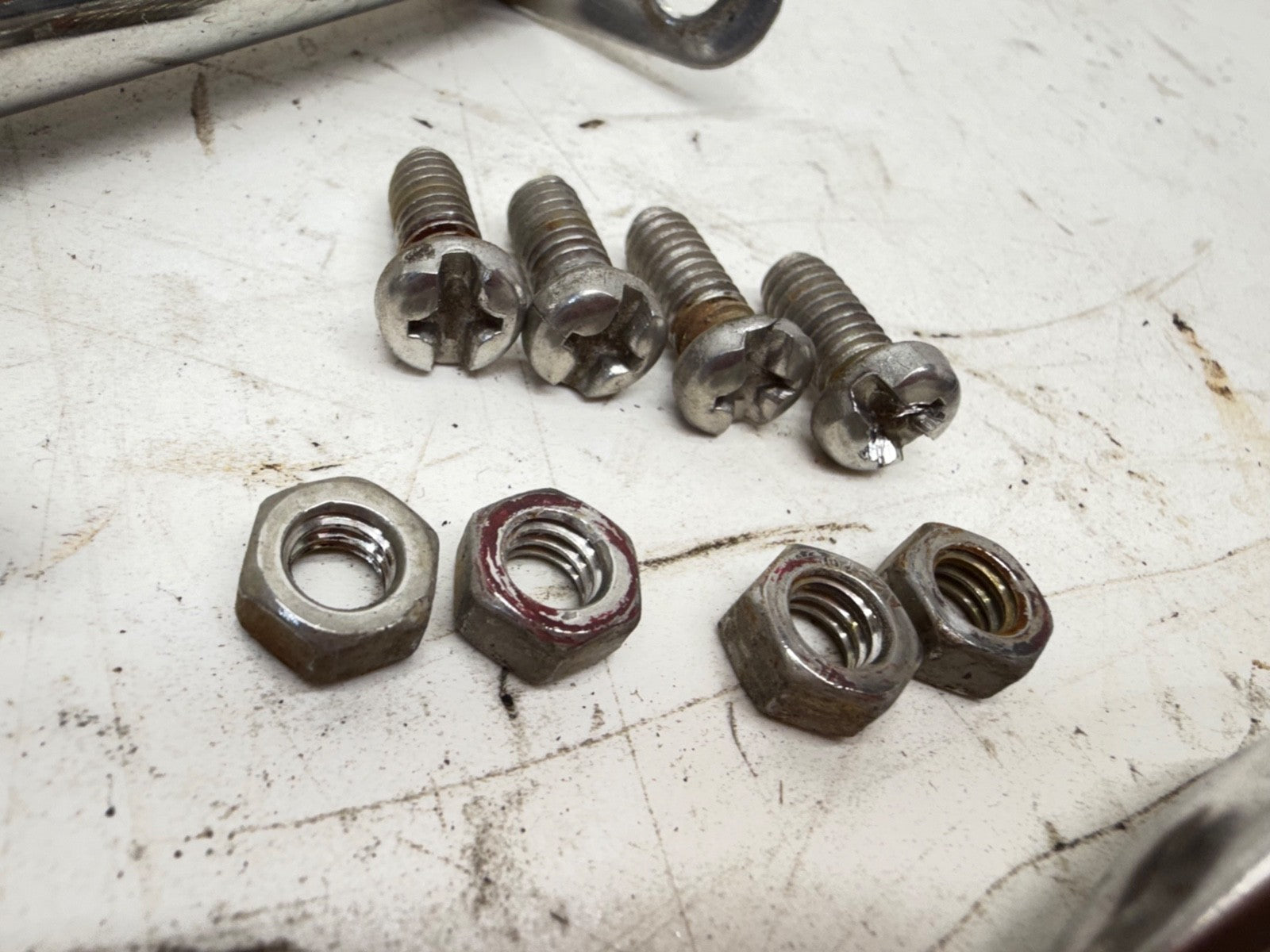 87-95 Jeep YJ Wrangler Chrome Hood Catch Latch Kit Aftermarket Stainless Steel