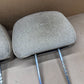 84-96 Jeep Cherokee XJ Front Bucket Seat Head Rest Pair Tan Cloth Tweed Beige OE