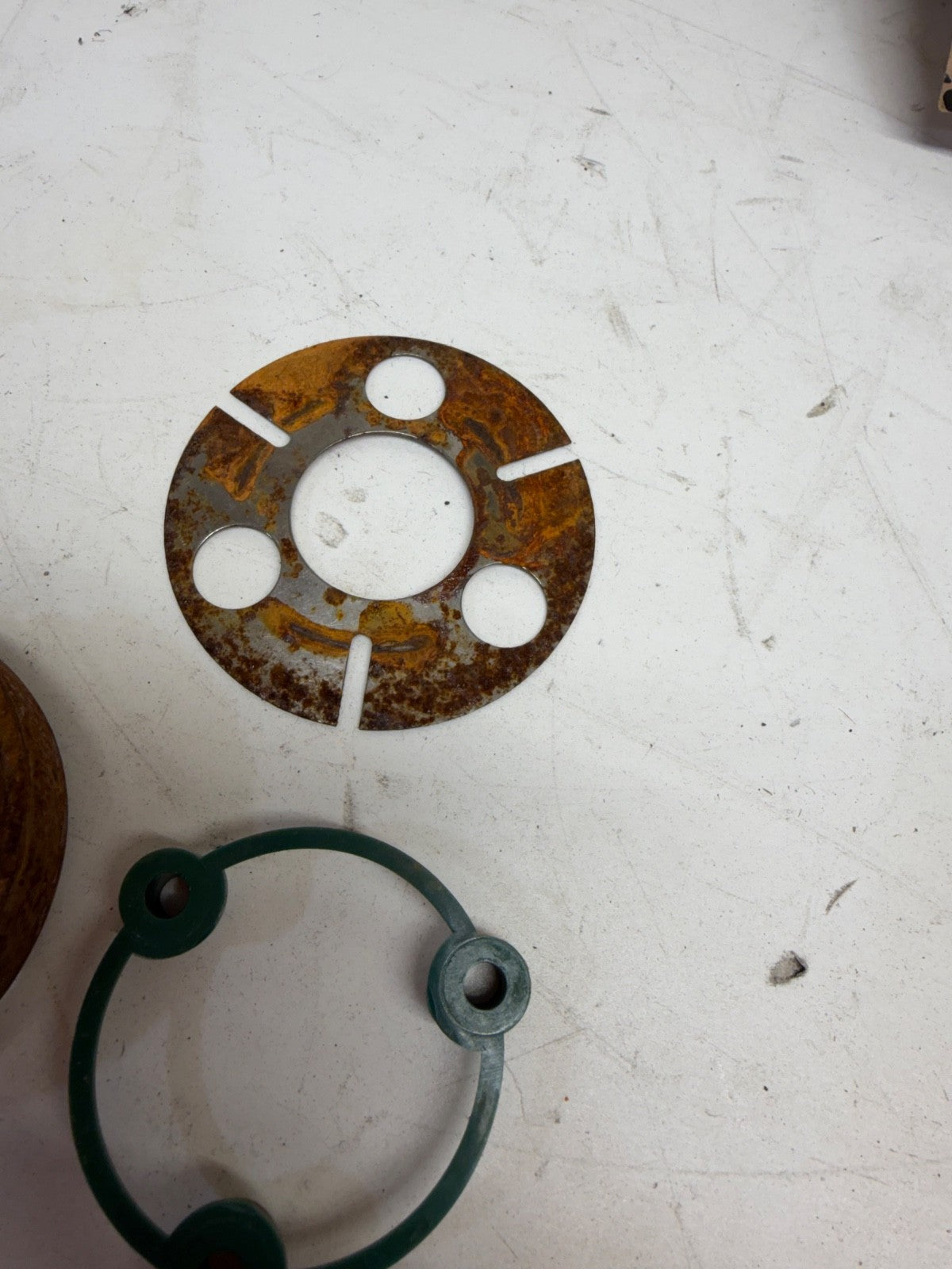 87-95 Jeep Wrangler YJ Cherokee XJ Tan Steering Wheel Horn Cap Button Hardware