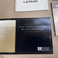 98 1998 Lexus LX 470 LX470 Owners Manual Pamphlet Book Pouch Operator OEM OE