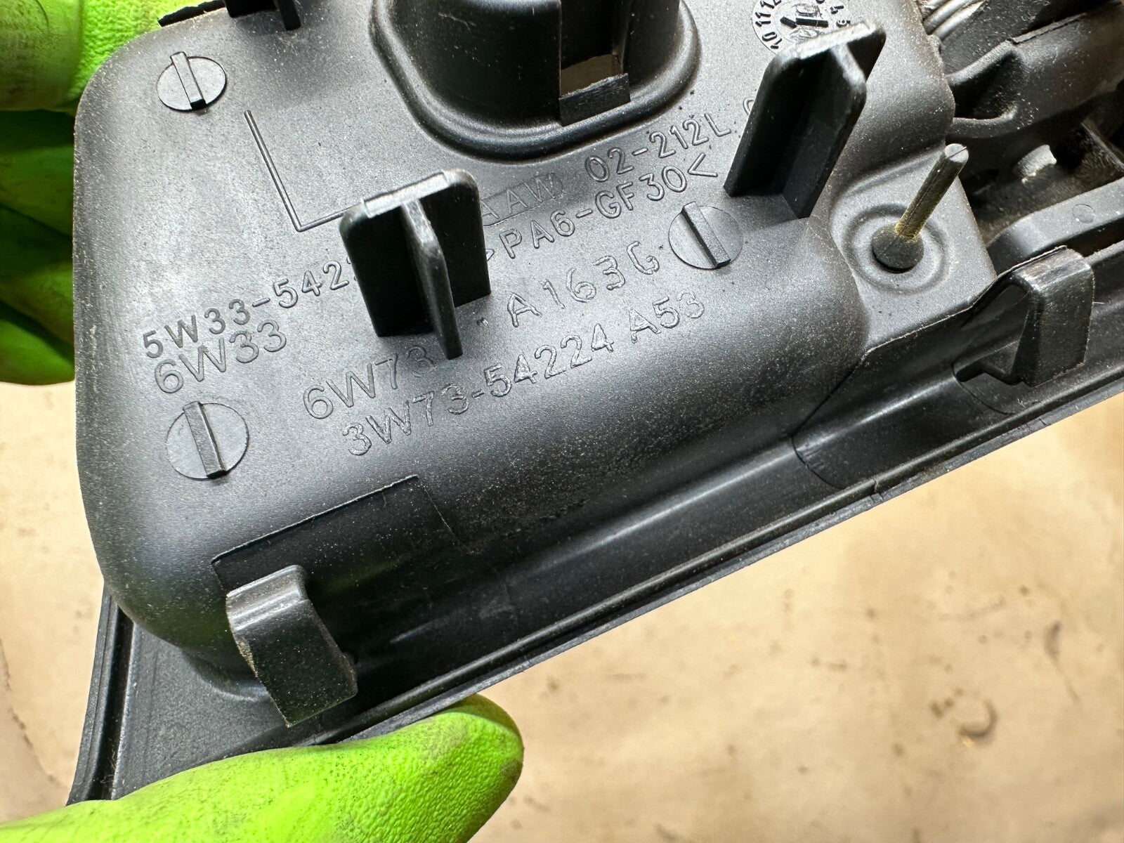 03-11 FORD CROWN VICTORIA FRONT Left Drivers SIDE INSIDE DOOR HANDLE Inside OEM