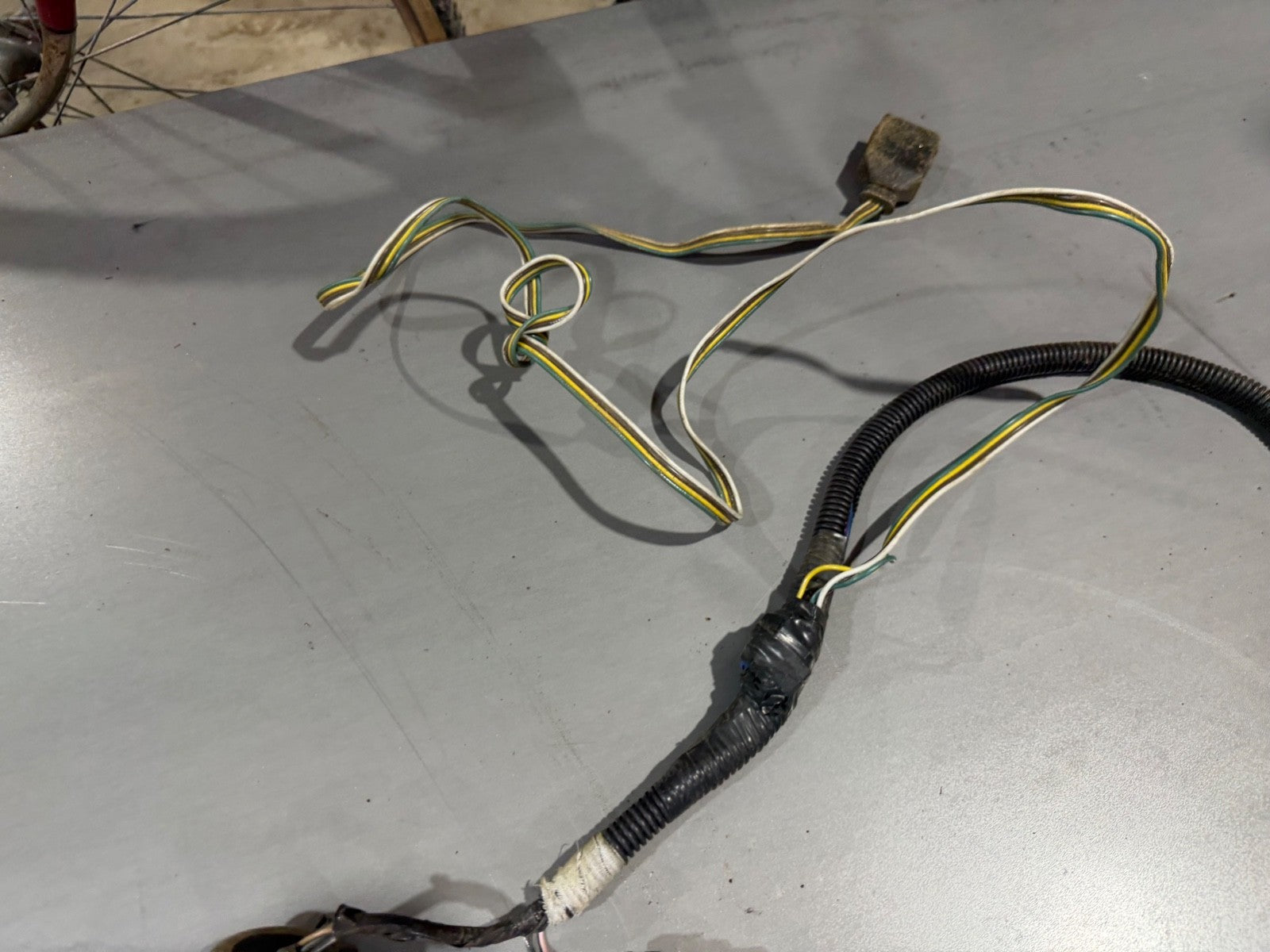 87-90 Jeep Wrangler YJ BODY HARNESS Rear Tail Fuel Pump Wiring Loom OEM