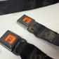 77-91 Jeep YJ CJ Rear Seat Lap Belts Back Seat Belt CJ5 CJ7 Wrangler Black OEM