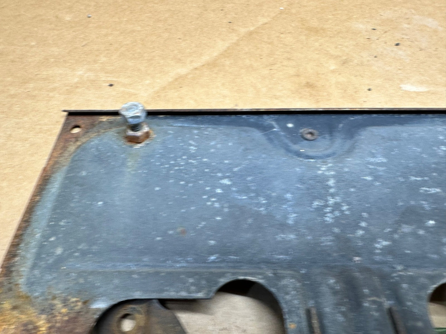 Jeep Wrangler YJ 87-95 Rear License Plate Mount Tag Bracket Factory OEM Gas Flap