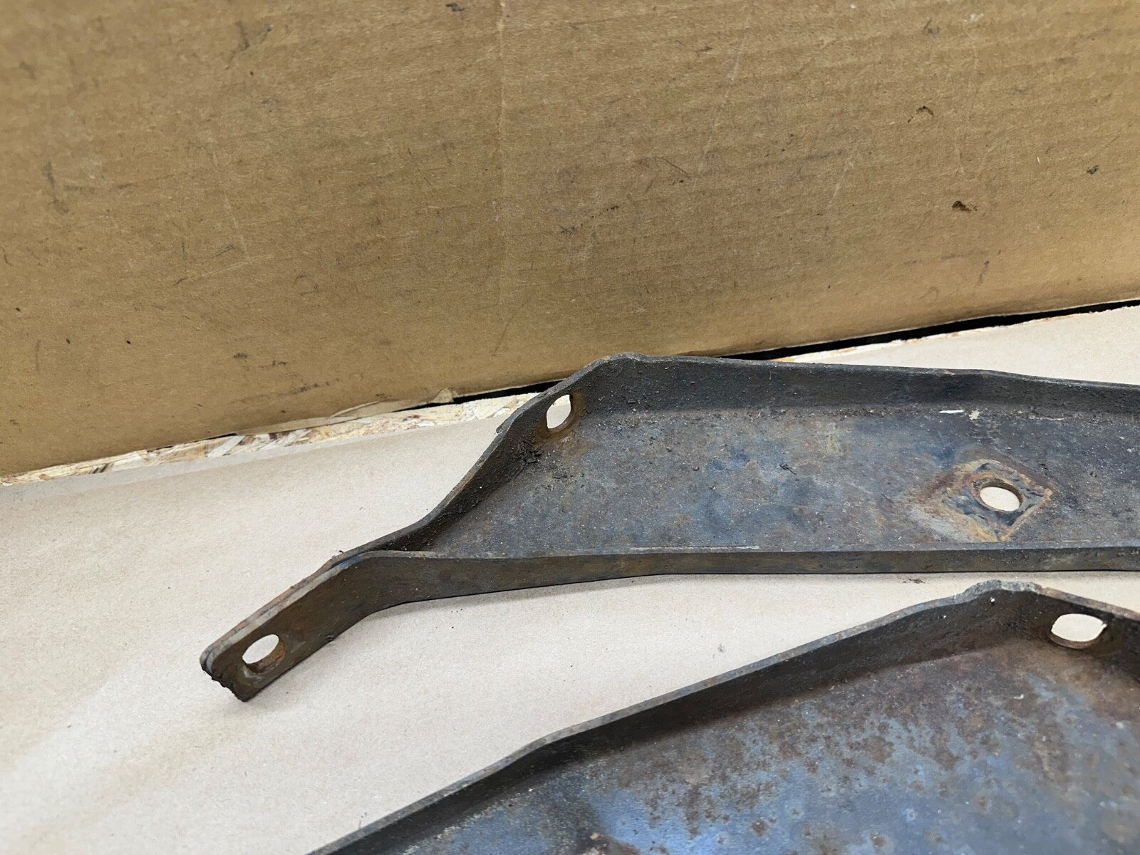 1967 AMC Rambler Rebel Rear Bumper Mount Bracket Sedan Factory 67 Rambler Back