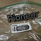 84-96 Jeep Cherokee XJ "Pioneer" Emblem Badge OEM Factory Hatch Name Plate