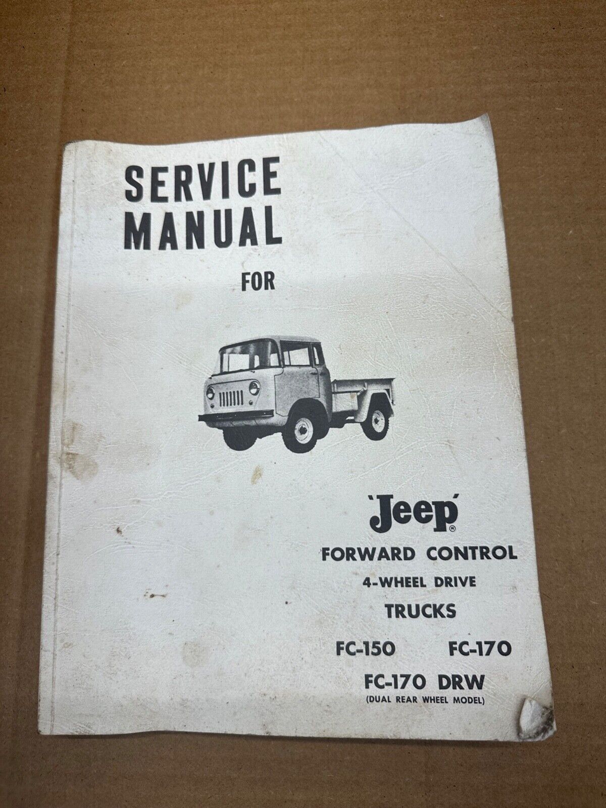 57-64 Jeep FC150 FC170 Shop Service Repair Manual PAPER BOOK Forward Control FC