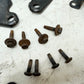 97-02 Jeep TJ Wrangler BACK SEAT BRACKETS Side Rear Bracket OEM Floor Complete