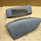 97-06 Jeep TJ Wrangler Factory Dash Speaker Cover Bezel Mist Grey Gray Pair LR