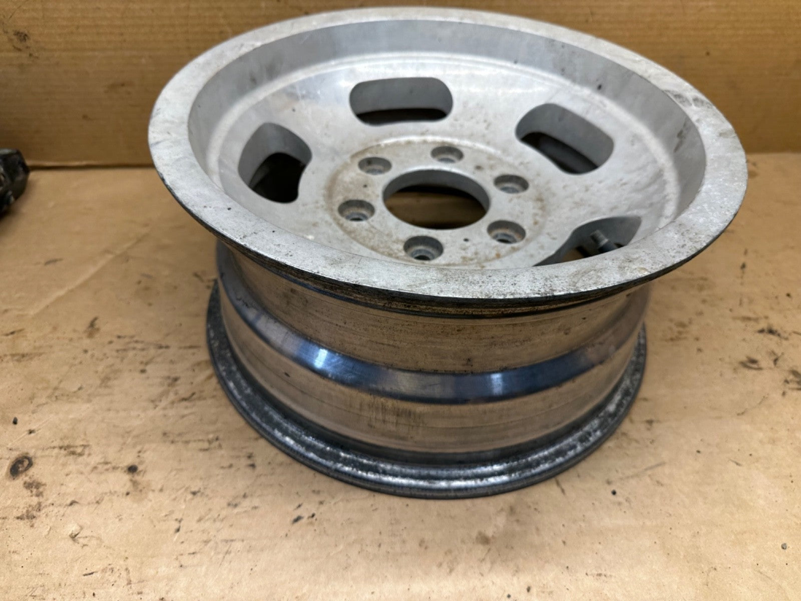 Vintage Jeep Wheels 15" x 7" 6x5.5 FSJ J10 J20 Wagoneer AMC Jeep Slot Wheel Rim