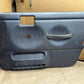 97-06 Jeep TJ Wrangler Driver Passenger FULL HARD DOOR PANEL AGATE GRAY OEM Grey