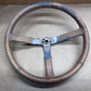 87-95 Jeep Wrangler YJ Cherokee XJ Perforated Leather Steering Wheel OEM Tan OE