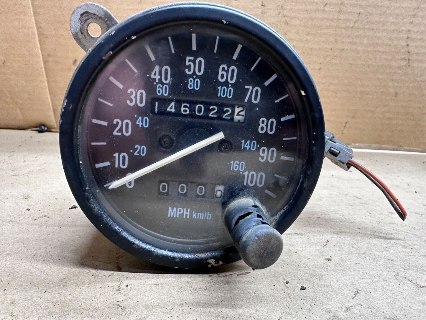 87-91 Jeep YJ Wrangler Factory Speedometer Gauge 165k Odometer Speedo Cluster OE