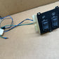 1984-1996 Jeep Cherokee XJ Factory Fog Light Switch with Rear Defrost OEM 84-96