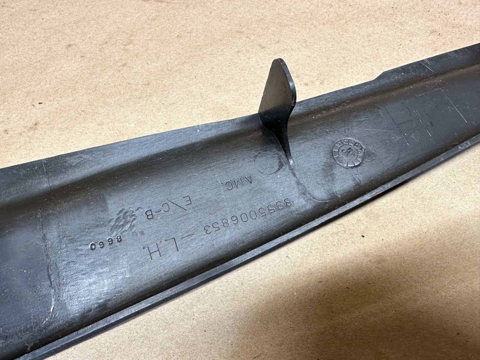 1987-1995 Jeep Cherokee Left Front Driver Seat Trim Cover Bezel Black OEM Side