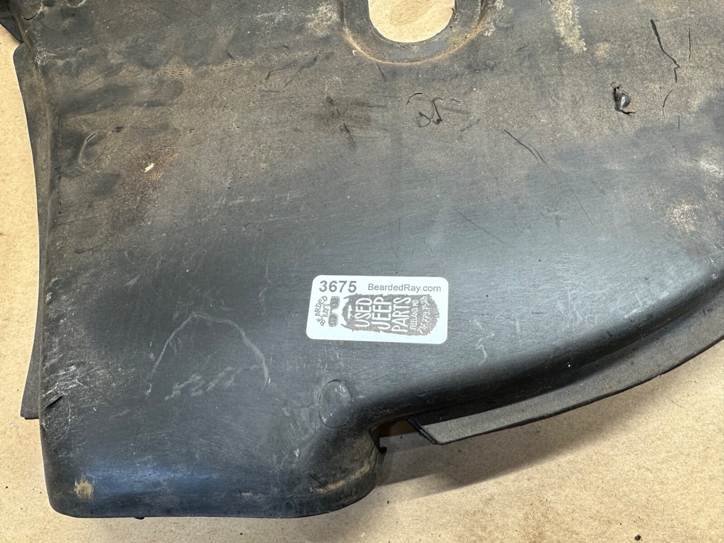 87-95 Jeep YJ Wrangler HEATER DEFROST 55007298 DASH VENT Windshield AIR DUCT 