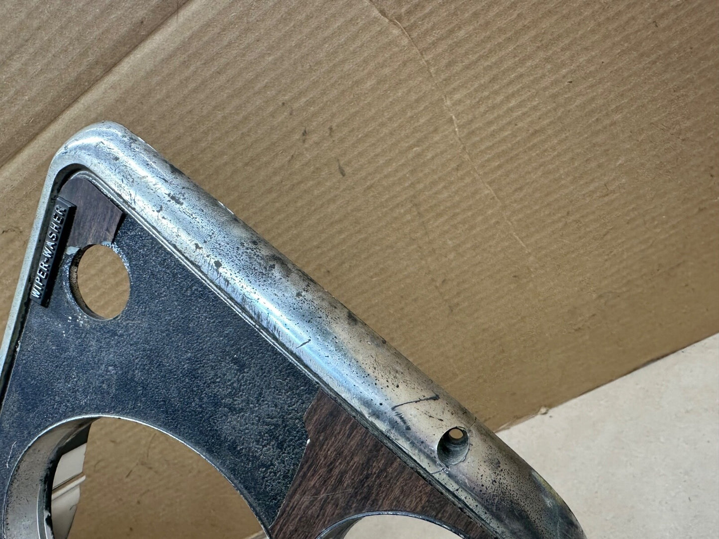 1969-1972 Chevy Truck Black Dash Bezel Instrument Cluster Trim Factory OEM