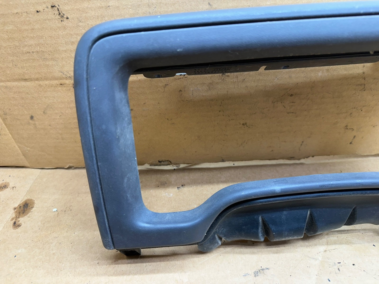 97-02 Jeep TJ Wrangler OEM Instrument Cluster Bezel Speedometer Gauge Trim Grey