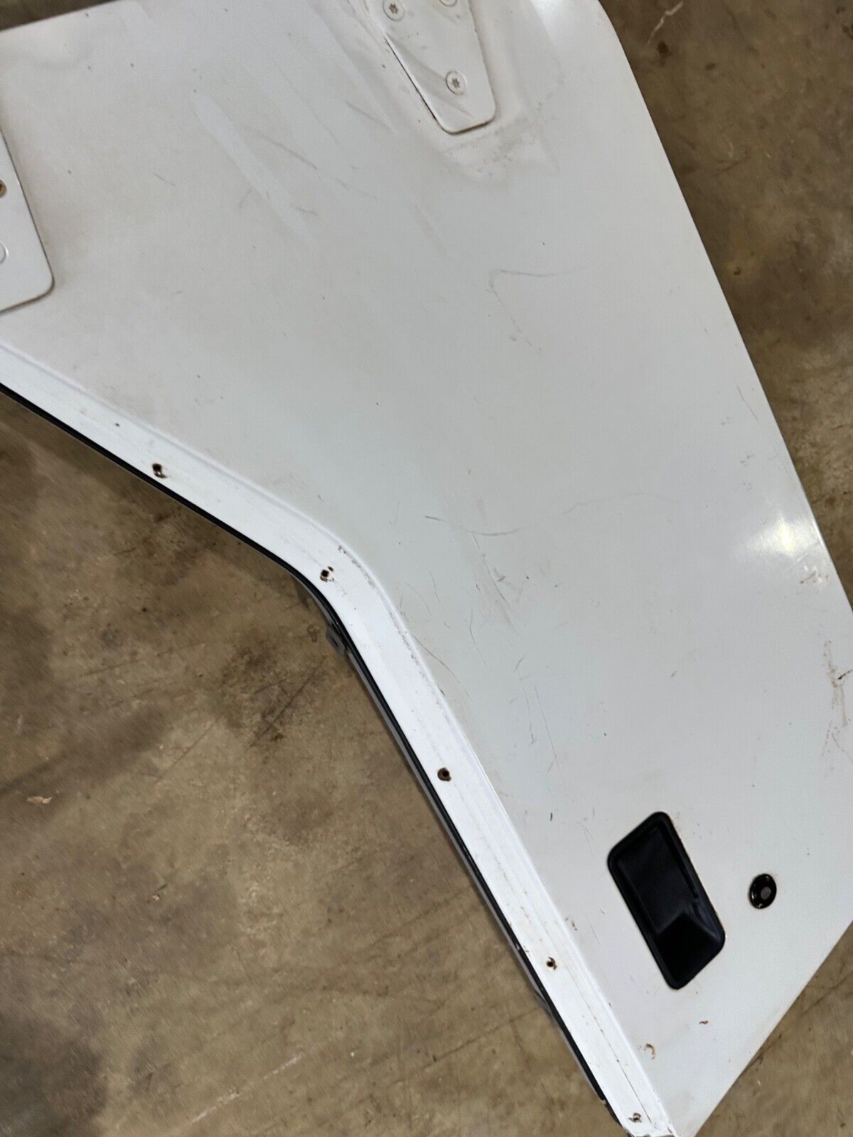 81-95 Jeep Wrangler YJ CJ7 Passenger Side Half Steel Door Lower Right White OEM