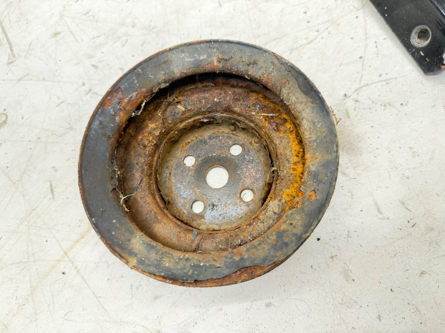 Jeep CJ 80-86 CJ7 2-Groove V Belt Water Pump Pulley 6 cyl 4.2L YJ 2.5L Wrangler