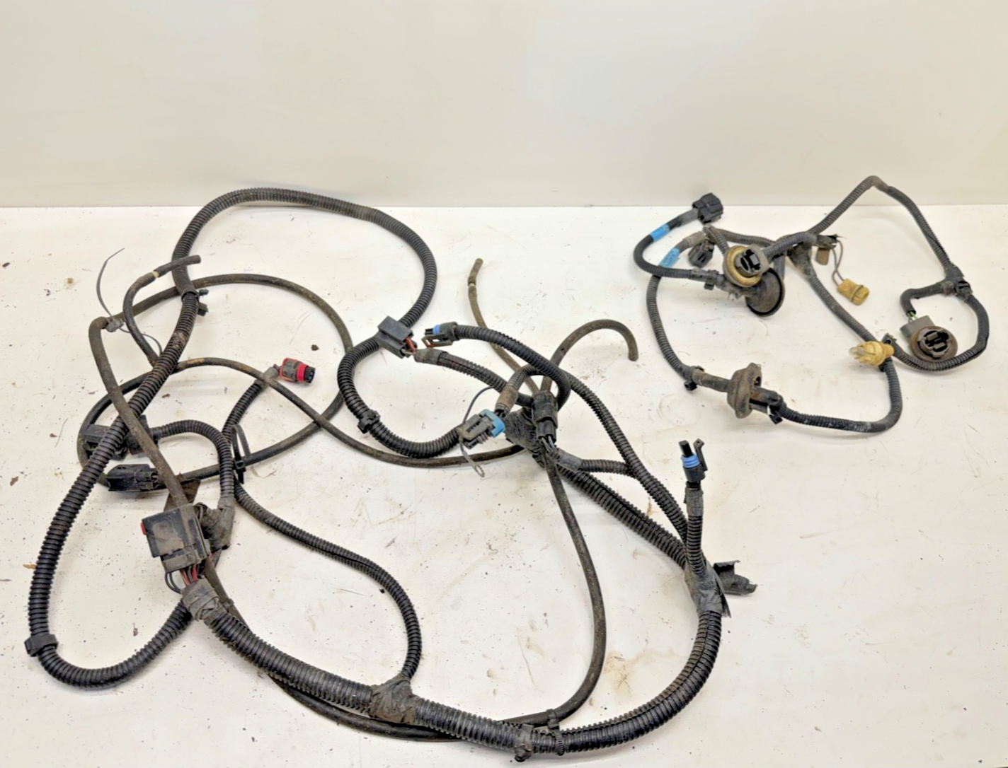 Jeep Wrangler TJ 97 ONLY Grille Headlight Wire Harness Wiring 1997 Head Light OE