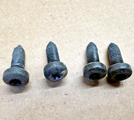 87-95 Jeep Wrangler YJ OE Seat Slider Track Adjuster Bolts Set of 4 TORX Bracket