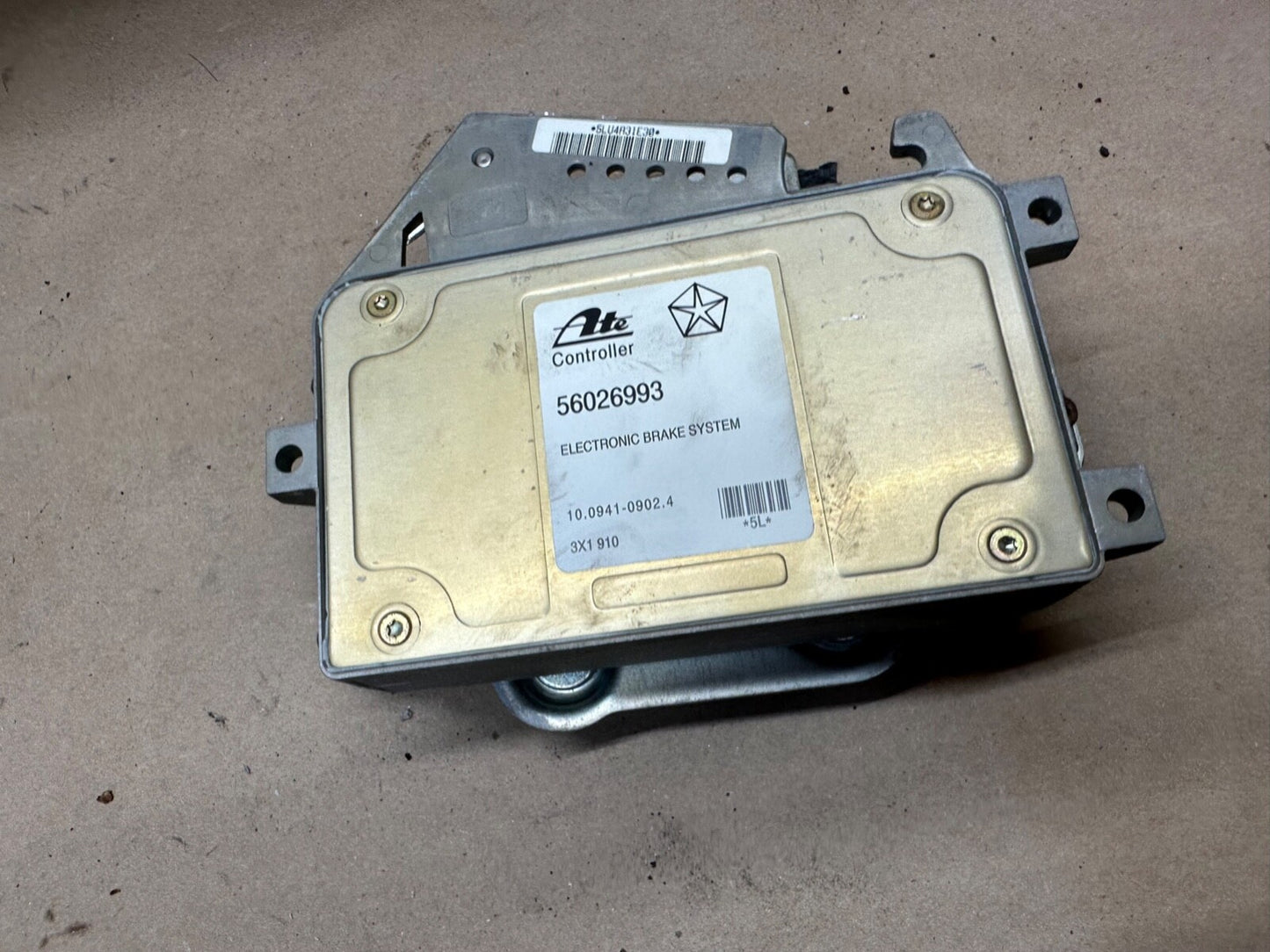 92-95 Jeep Cherokee XJ Wrangler YJ ABS Control Computer Unit Electronic Brake